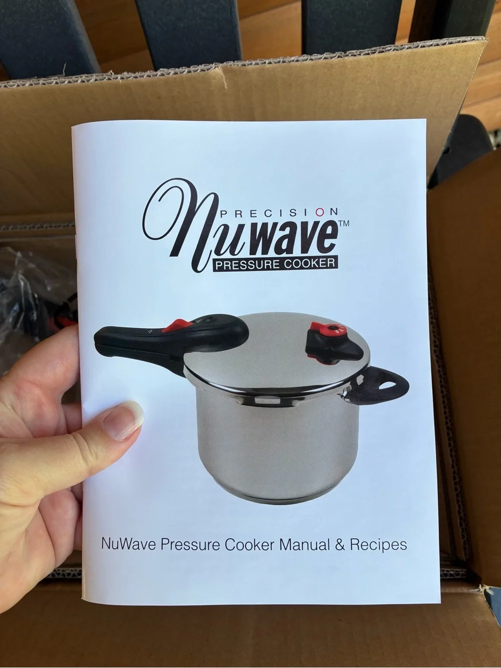 New in Box Nuwave Precision Pressure Cooker Stainless Steel 6.5 Quart